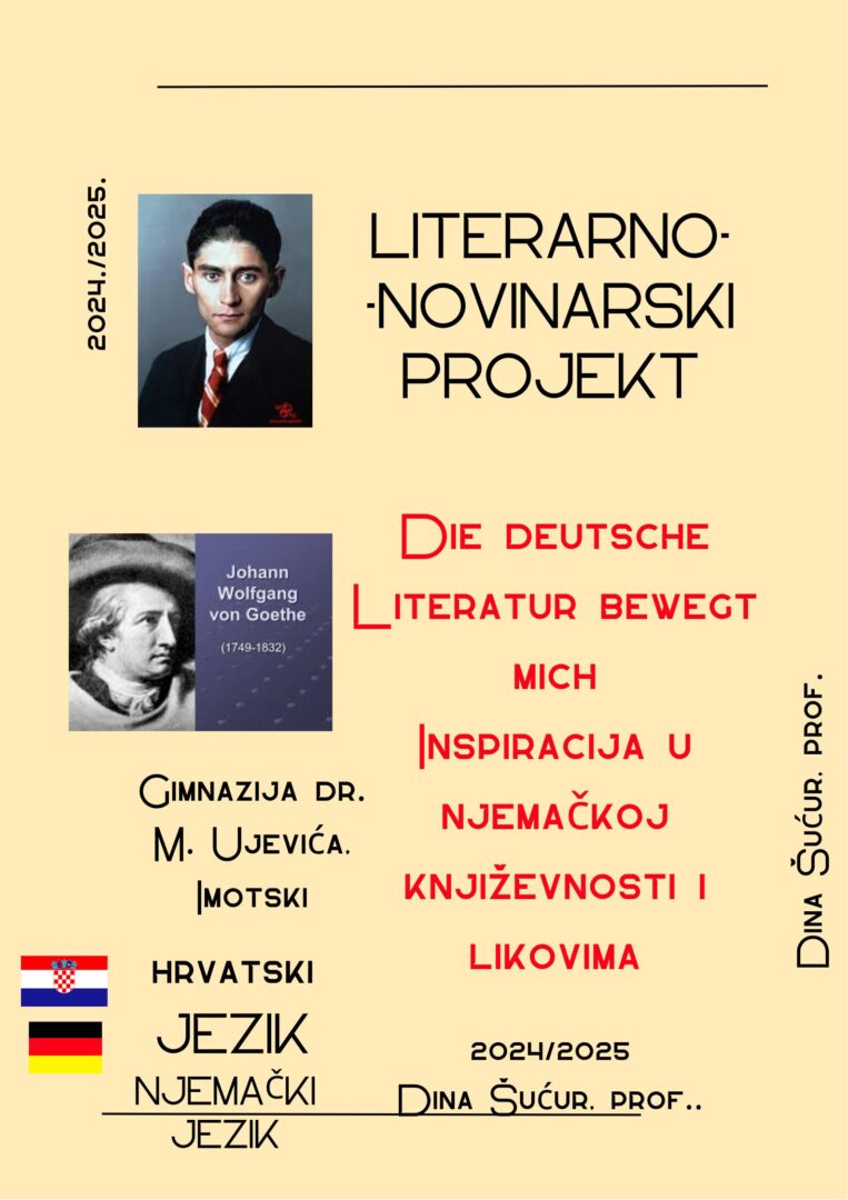 Plakat Literarno-novinarskog projekta, 2024.; 2025